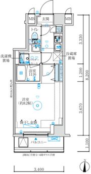 MAXIV練馬TREの間取り画像