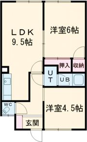 山田マンションの間取り画像