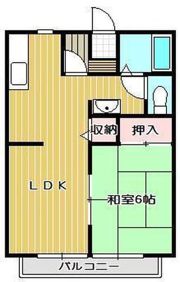 上吉田コロジータウンAの間取り画像