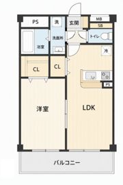 アンプルールフェール ボルドゥルーⅡの間取り画像