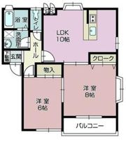 リヴェールBの間取り画像