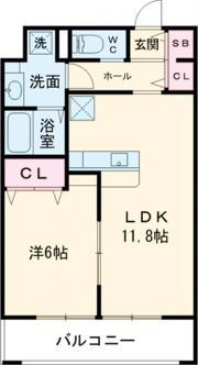 メゾンレヴナ木田町の間取り画像