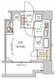 プレミアムフラット横濱上大岡の間取り画像