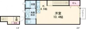 BATES明磧の間取り画像