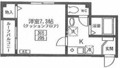 エアフォルク北府中の間取り画像