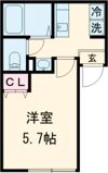 クレサージュ新松戸Ⅱの間取り画像