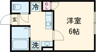 クレサージュ新松戸Ⅱの間取り画像