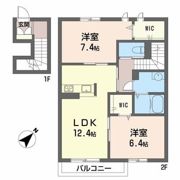 シャーメゾン鹿島の間取り画像