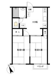 テラス坂戸Aの間取り画像