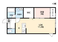 グランブルーの間取り画像