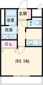 グランディール サクラの間取り画像