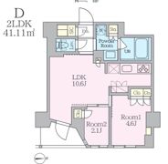 クレストコート東池袋の間取り画像