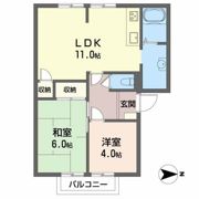 マザーグースAの間取り画像