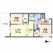 シャーメゾングランレーヴの間取り画像