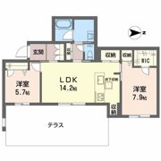 シャーメゾングランレーヴの間取り画像