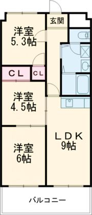 リバーサイド鈴鹿の間取り画像