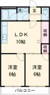 エスポワール富洲原の間取り画像