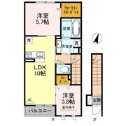 グランソレイユの間取り画像