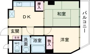 ライオンズマンション神戸元町第2の間取り画像