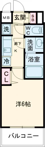 プレサンスKOBEティアラの間取り画像