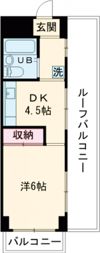 沖ビルの間取り画像