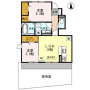ウィット八平 A棟の間取り画像