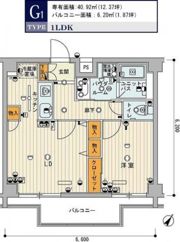 スカイコート新宿弐番館の間取り画像