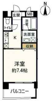 クレスト長筬の間取り画像