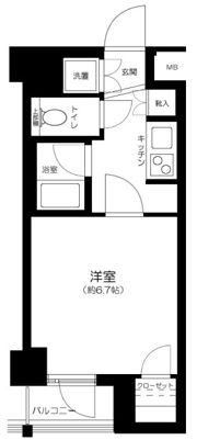 EXIM OGIKUBOの間取り画像