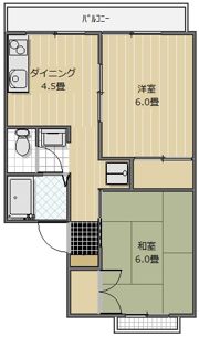 セジュールなかむらの間取り画像