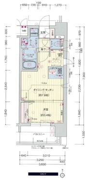 プレサンスNAGOYA本陣の間取り画像