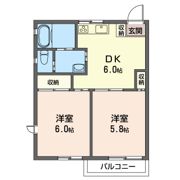 アネックス坂本Bの間取り画像