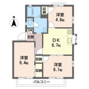 フレグランス コーマ Aの間取り画像