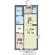 ジュピター陽東の間取り画像