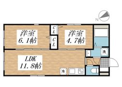 creal高田馬場Ⅲの間取り画像