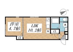 creal高田馬場Ⅲの間取り画像