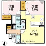 プレジールの間取り画像