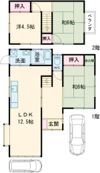 海土路2貸家の間取り画像