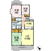 第2コスモスヴィラの間取り画像