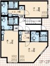 トリアス・アクシス府中本町の間取り画像