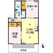 サンハイム井上 A棟の間取り画像