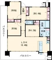 S-RESIDENCE愛宕SOUTHの間取り画像