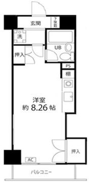 ペルソナージュ横浜の間取り画像