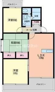 アムールKAMAEⅡの間取り画像