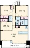 S-RESIDENCE愛宕SOUTHの間取り画像