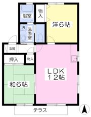 PRIMA・VERAⅡの間取り画像