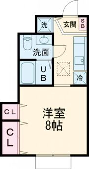 メゾンエースの間取り画像