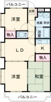ラフィーヌプラザ水町の間取り画像