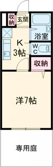 ピローしんしもの間取り画像