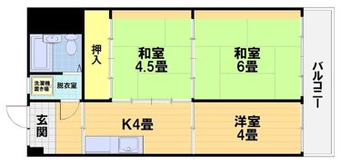 コーポ エルの間取り画像